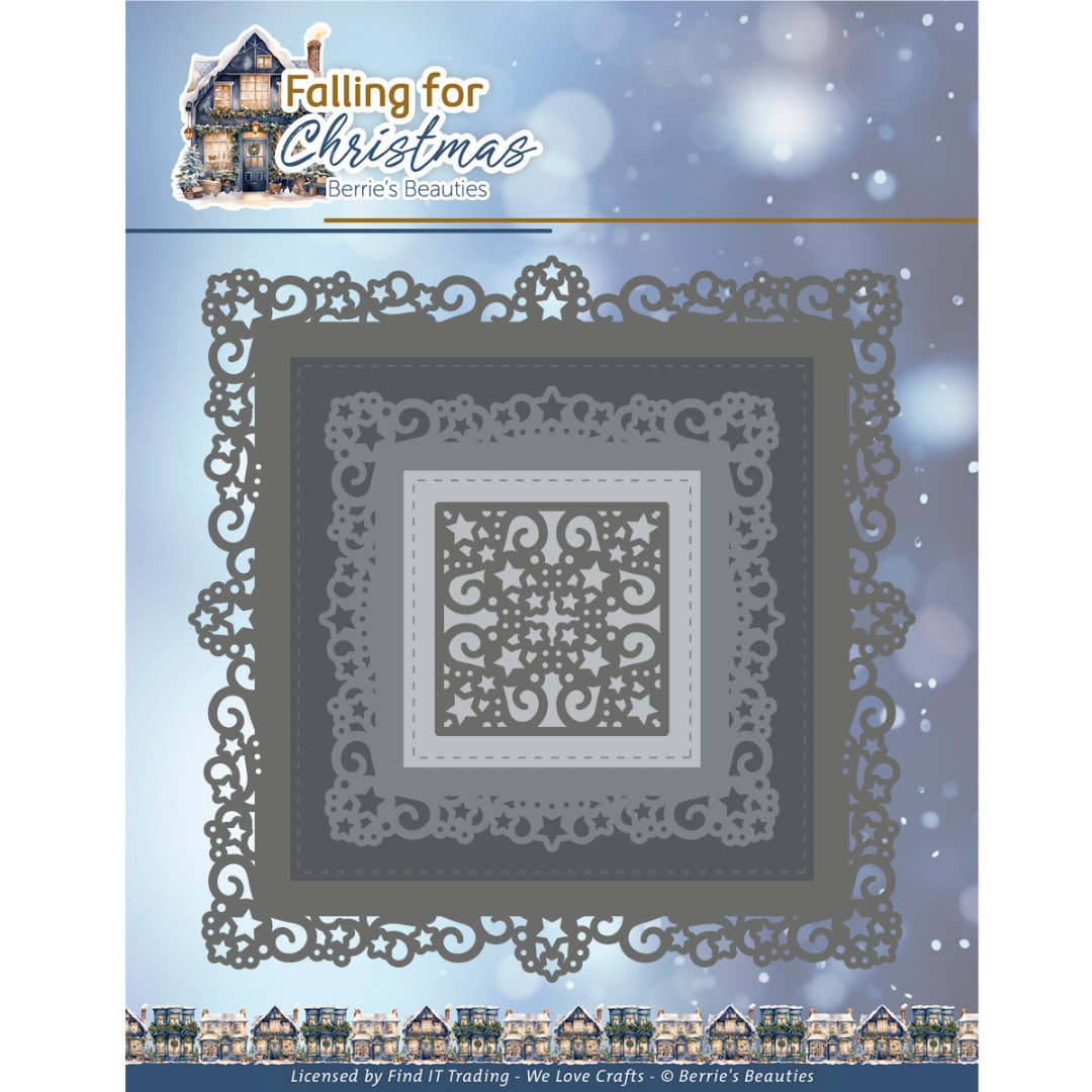 Dies - Berries Beauties - Falling for Christmas - Falling Square Frame Dies - Berries Beauties - Falling for Christmas - Falling Square Frame
