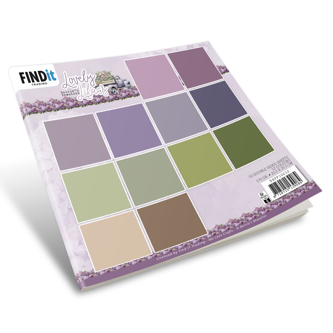Paperpack - Berries Beauties - Lovely Lilacs - Solid Colours Paperpack - Berries Beauties - Lovely Lilacs - Solid Colours