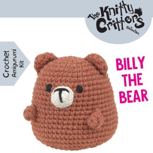 Crochet Kit - Pouch Pals - Billy The Bear Crochet Kit - Pouch Pals - Billy The Bear