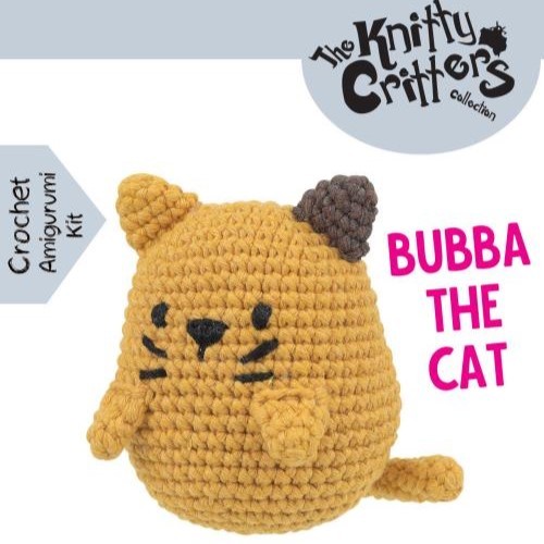 Crochet Kit - Pouch Pals - Bubba The Cat Crochet Kit - Pouch Pals - Bubba The Cat