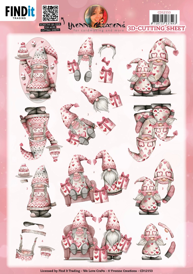 3D Cutting Sheet - Yvonne Creations - Mother's Day