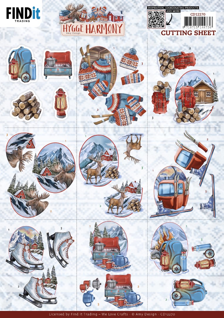 Cutting Sheets - Amy Design - Hygge Harmony - Mini