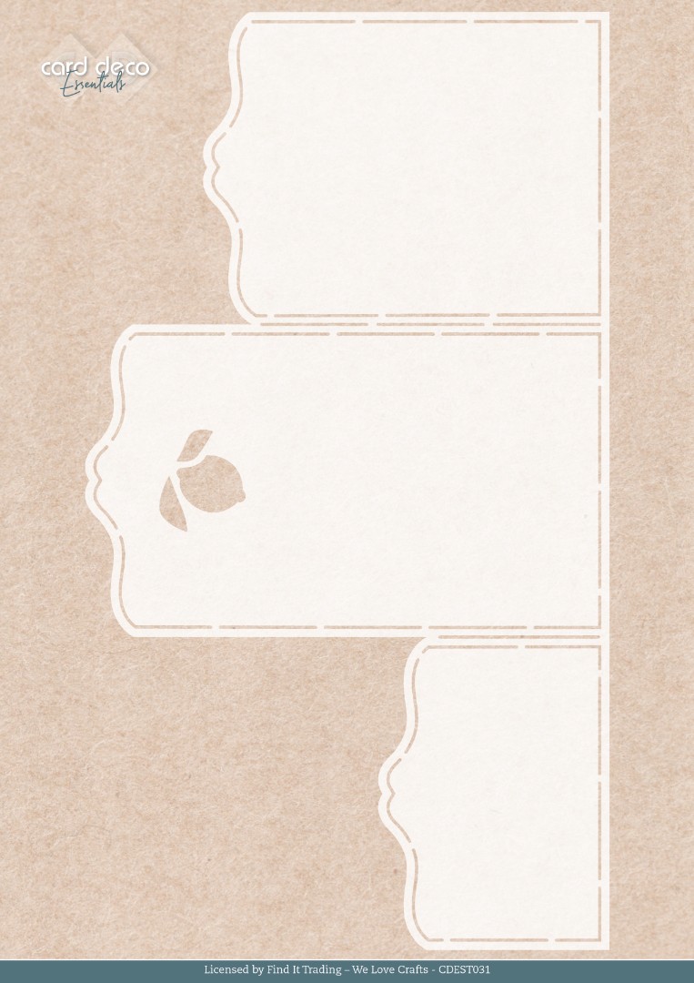 Stencil - Card Deco Essentials - Lemon Breeze - Triptych A4 Stencil - Card Deco Essentials - Lemon Breeze - Triptych A4