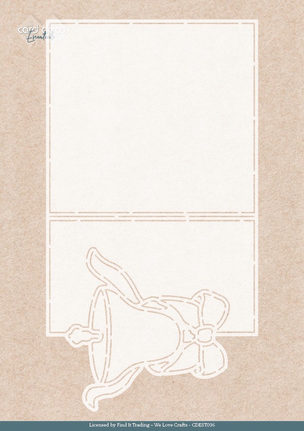CDEST036 - Card Deco Essentials - Glowing Christmas - Christmas Bell - A4 CDEST036 - Card Deco Essentials - Glowing Christmas - Christmas Bell - A4