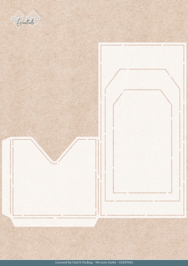 Stencil - Card Deco Essentials - Falling for Christmas - Pocket - A4