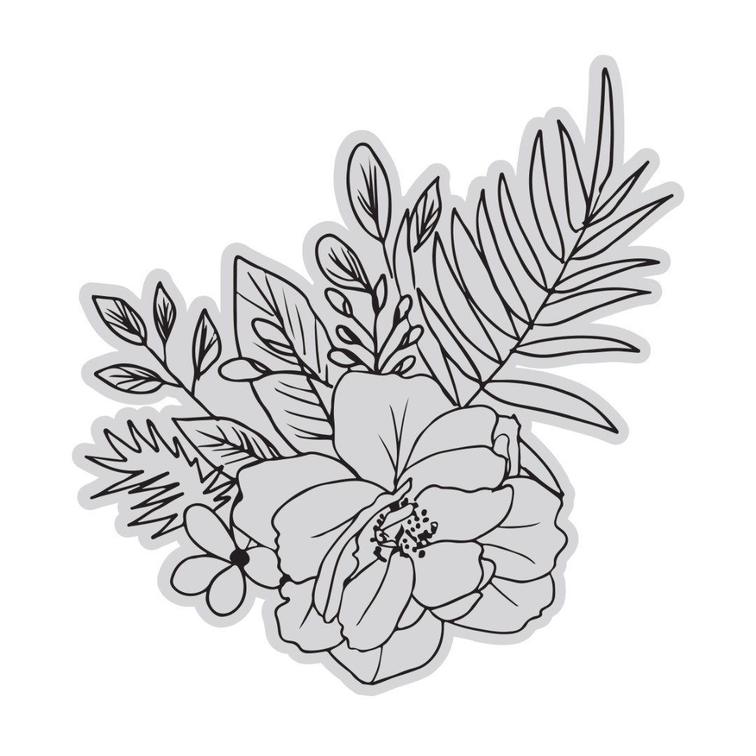 Vintage Tea Collection - Stamp - Rose 3 Vintage Tea Collection - Stamp - Rose 3