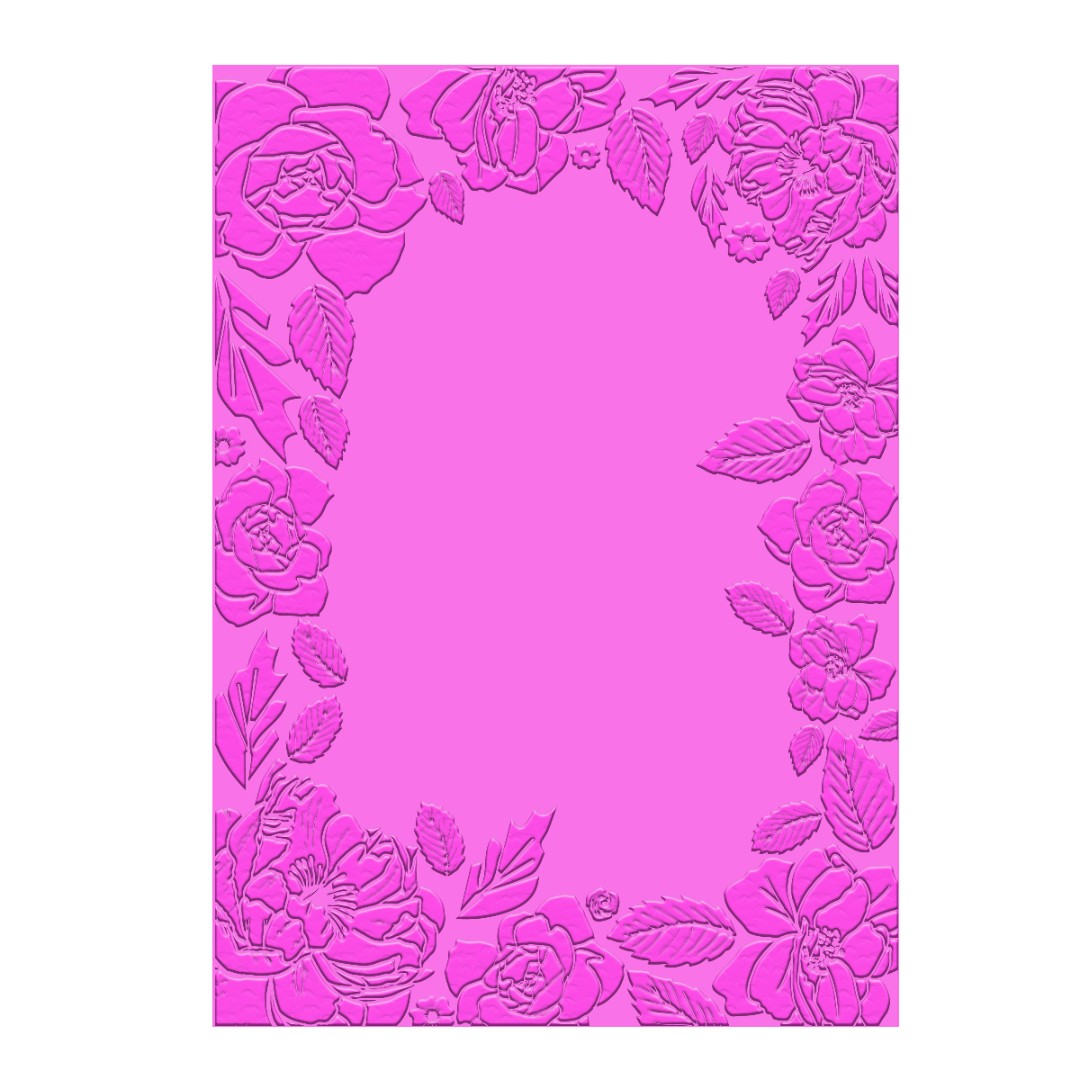 Vintage Tea Collection - 3D Embossing Folder - Assorted Flowers Vintage Tea Collection - 3D Embossing Folder - Assorted Flowers