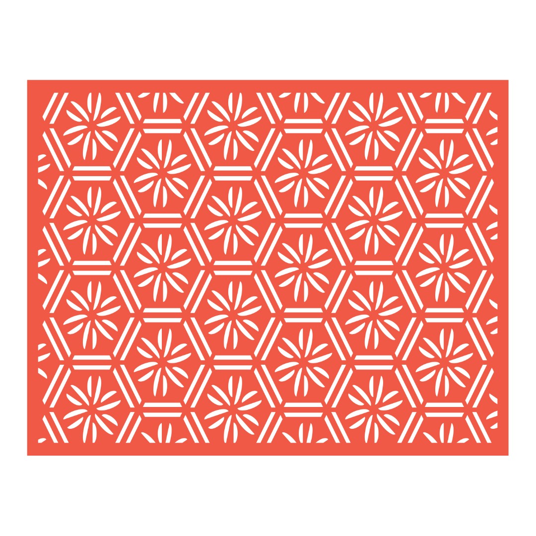 Geometric Floral Background Cutting Die Set 1pc Geometric Floral Background Cutting Die Set 1pc