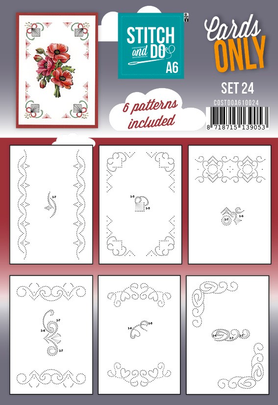 Stitch and Do - Cards Only A6 - Set 24 Stitch and Do - Cards Only A6 - Set 24