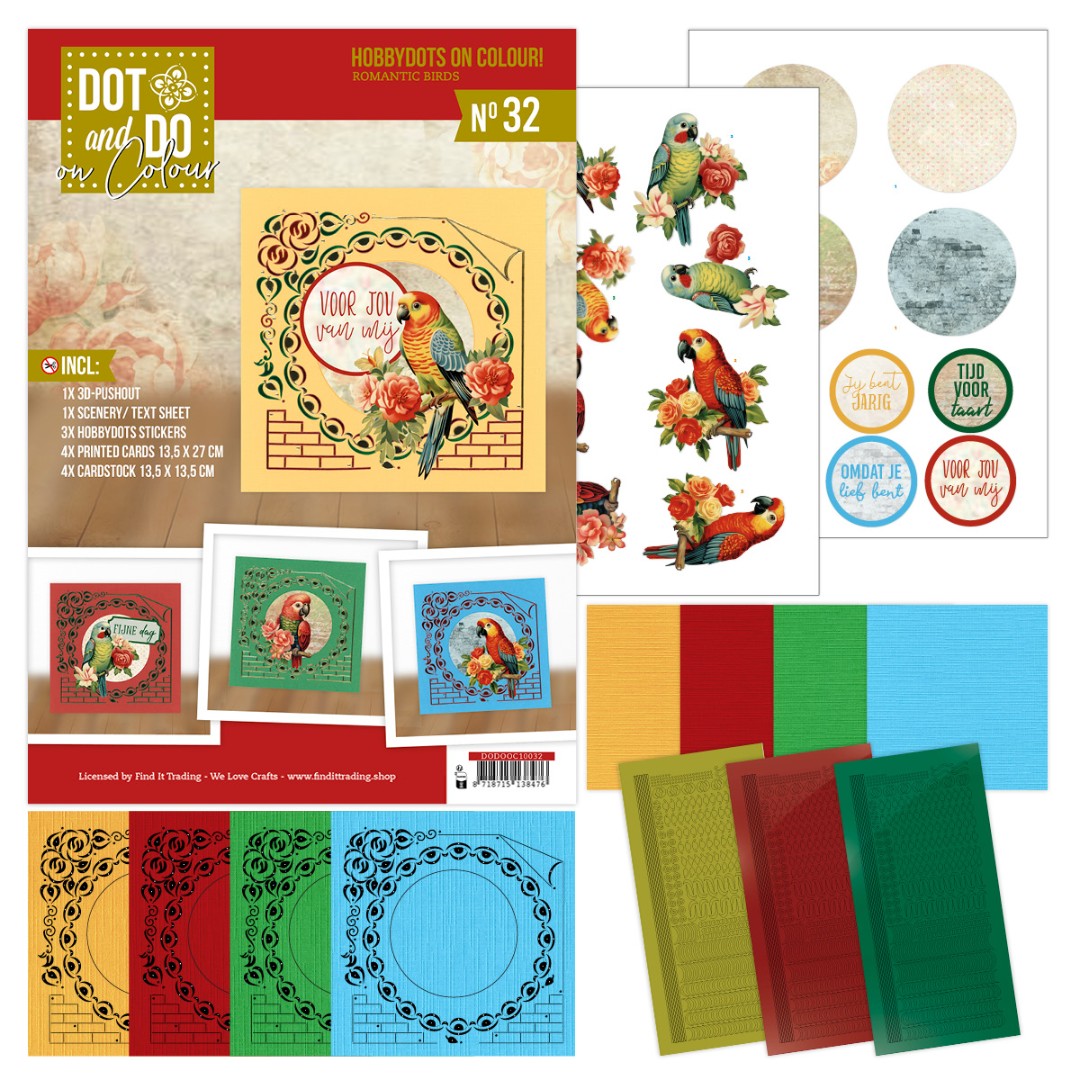 Dot and Do on Colour 32 - Romantic Birds Dot and Do on Colour 32 - Romantic Birds