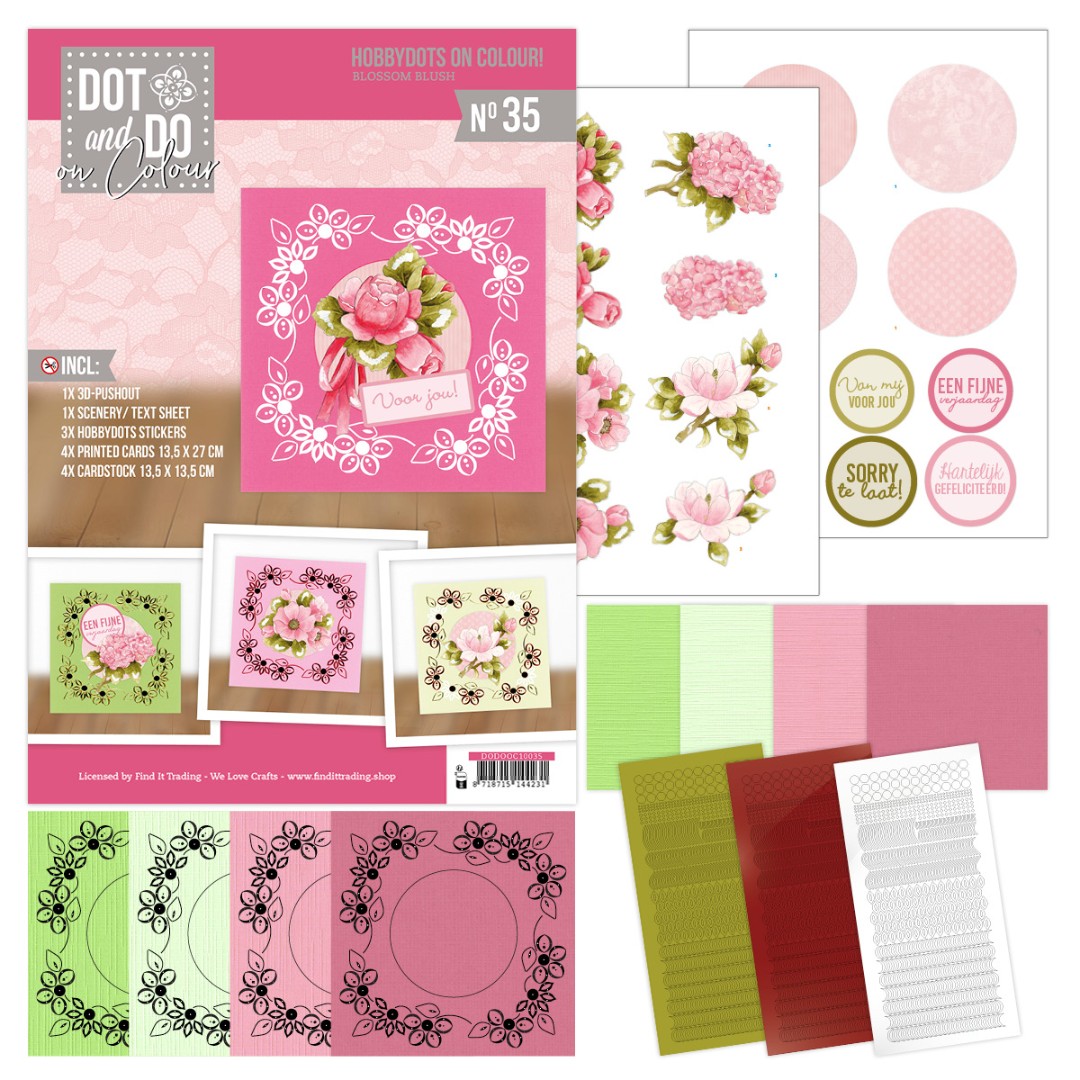 Hobbydots on Colour 35 - Blossom Blush Hobbydots on Colour 35 - Blossom Blush