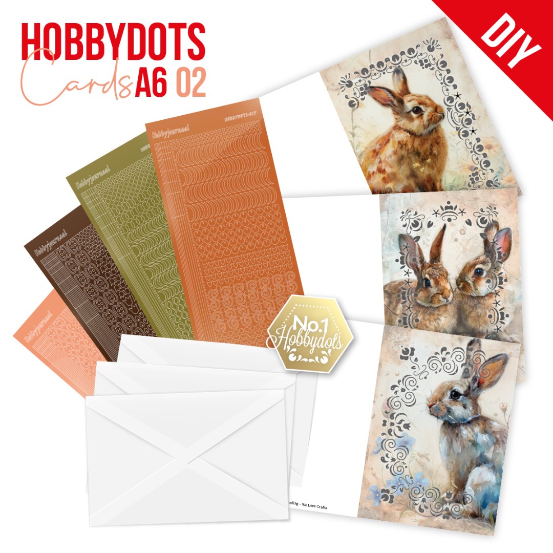 Dot and Do Cards A6 1 -Rabbit Dot and Do Cards A6 1 -Rabbit