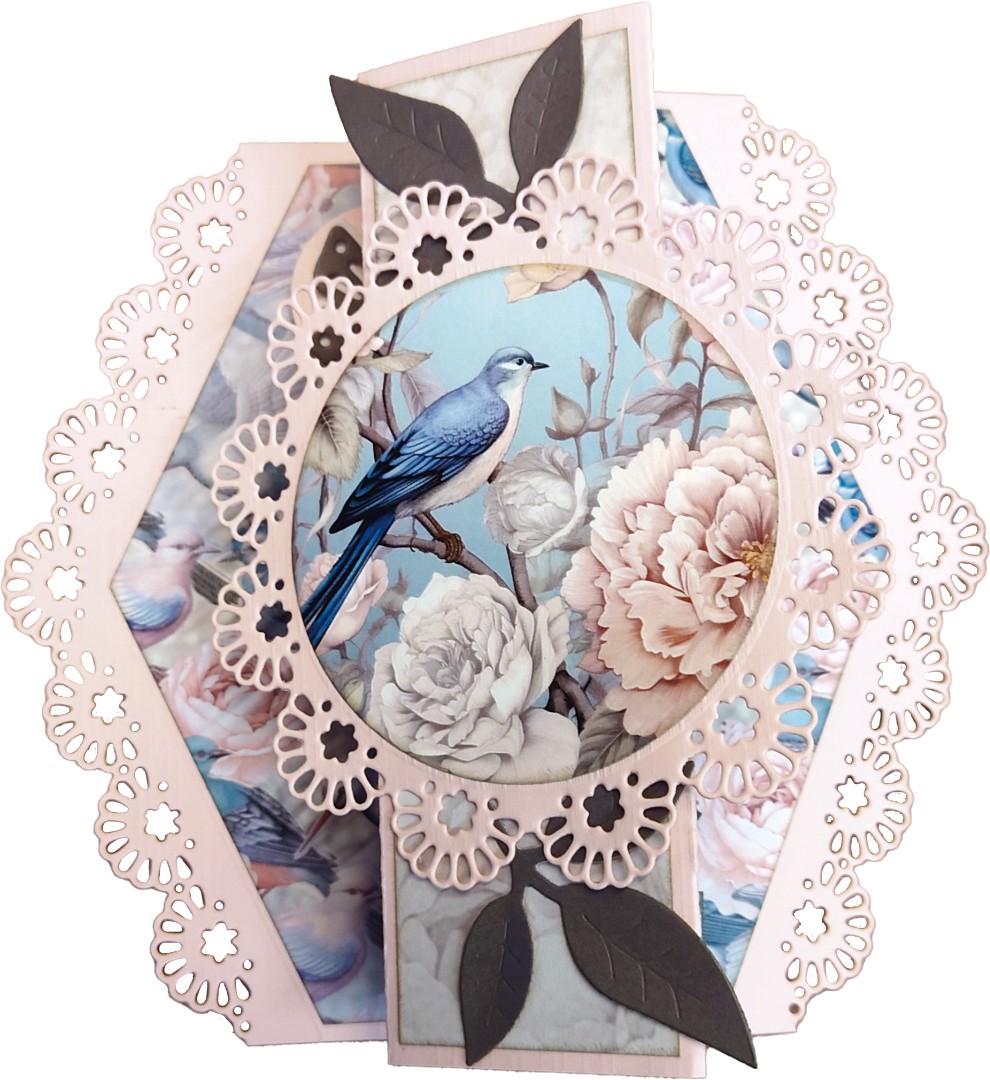 Push-Out Scenery  - Berries Beauties - Fluisterende Lente - Vogels Rond