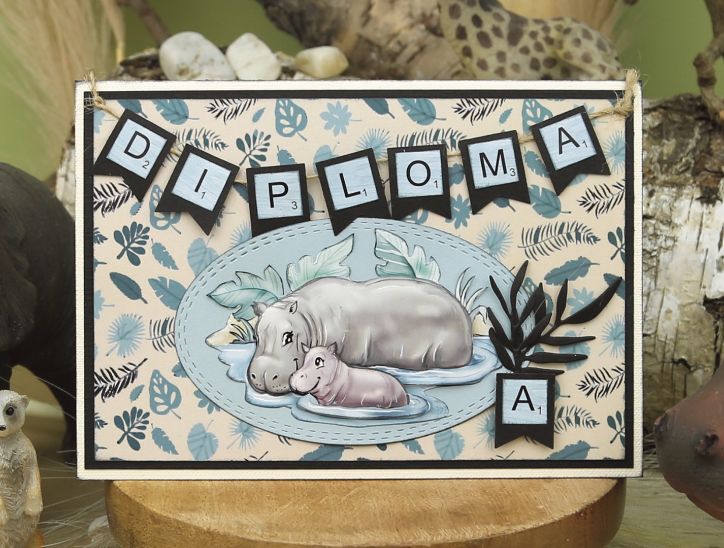 3D Push Out - Yvonne Creations - Young and Wild - Sloth