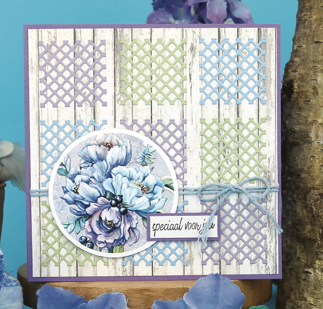 3D Push Out - Yvonne Creations - Blooming Blue - Blueberry