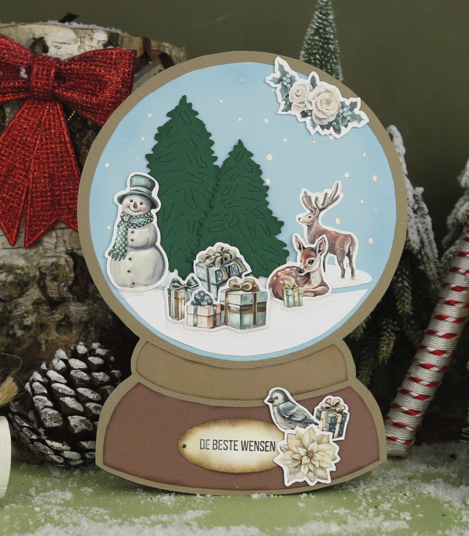 Stencil - Card Deco Essentials - Enchanting Globe - A5
