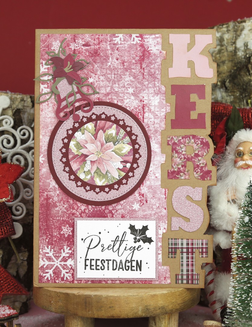 Stencil - Card Deco Essentials - Ruby Christmas Kerst - A4
