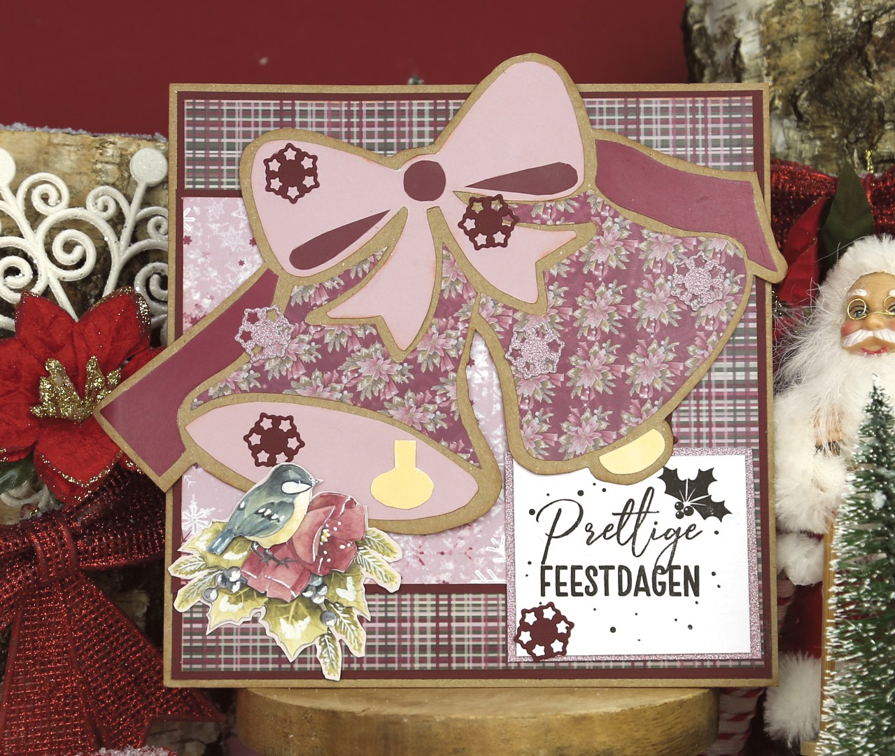 Stencil - Card Deco Essentials - Ruby Christmas Bells - A5