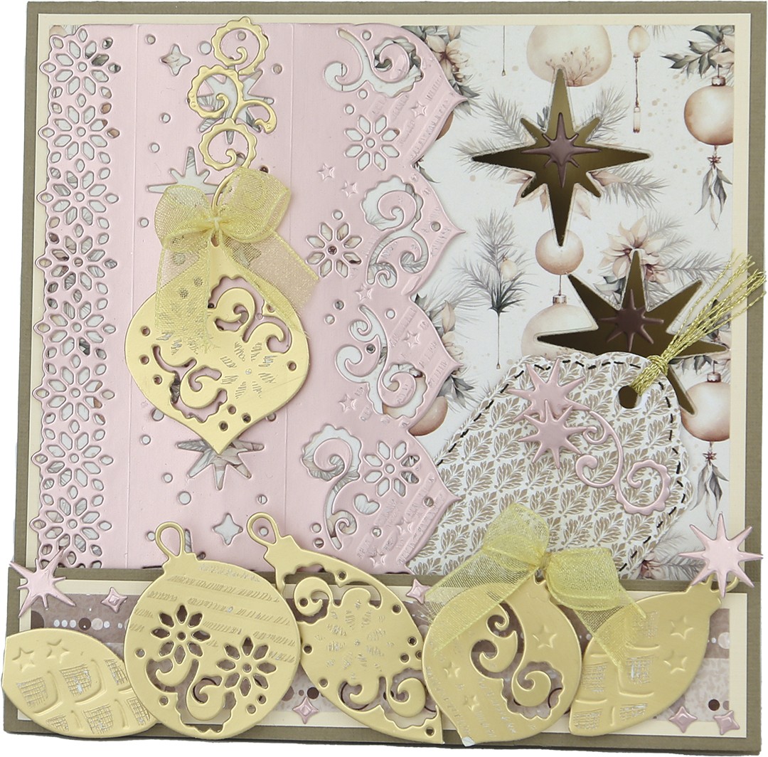 Dies - Amy Design - Frosted Gold Christmas - Frosted Gold Stars