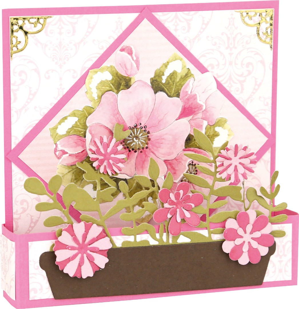 3D Cutting Sheets - Precious Marieke - Blossom Blush - Bright Pink