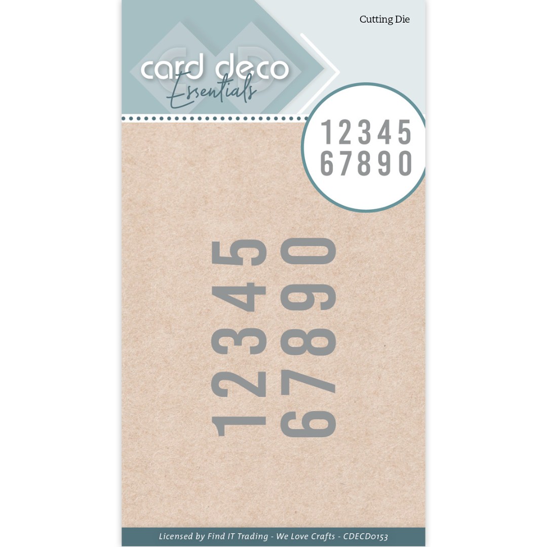 Card Deco Essentials - Cutting Dies - Numbers Card Deco Essentials - Cutting Dies - Numbers