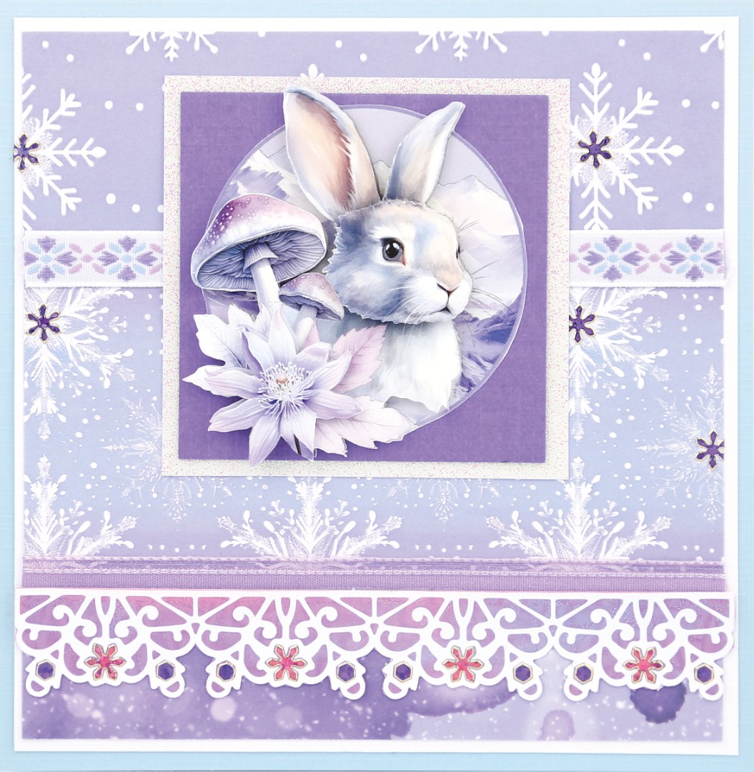 3D Cutting Sheets - Berries Beauties - Mystic Winter - Mystic Rabbits