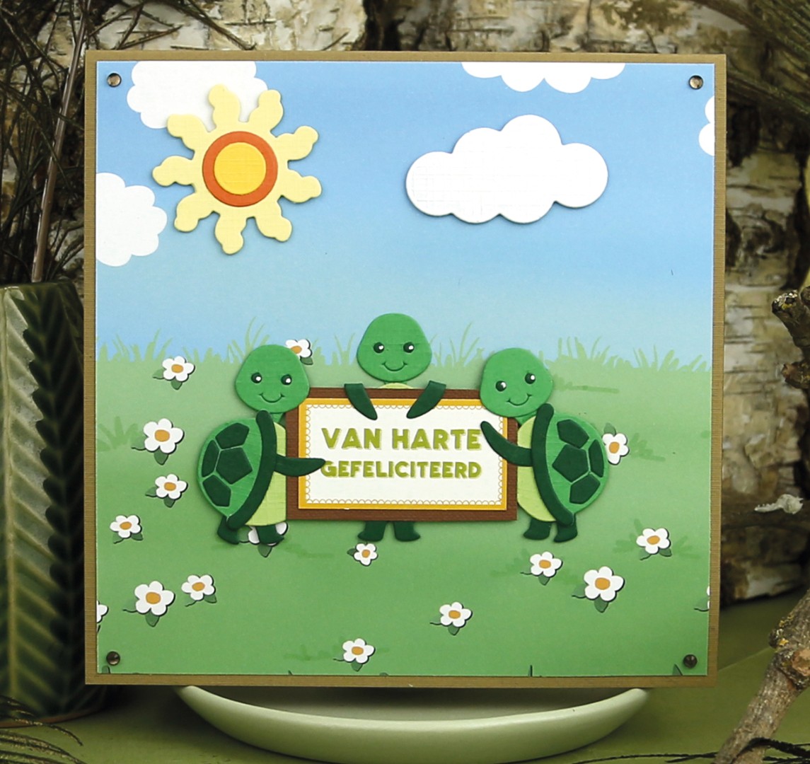 Designed by Anna - Mix and Match Cutting Dies - Theo Turtle