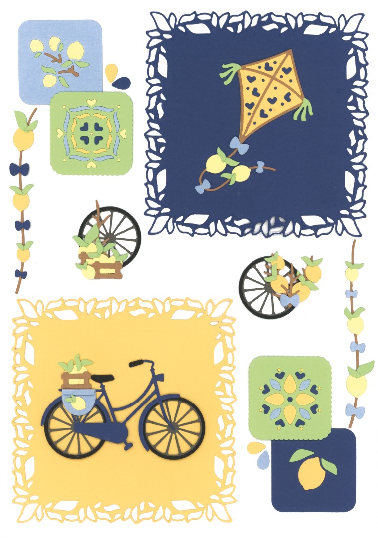 Dies - Yvonne Creations - Lemon Breeze - Lemon Kite