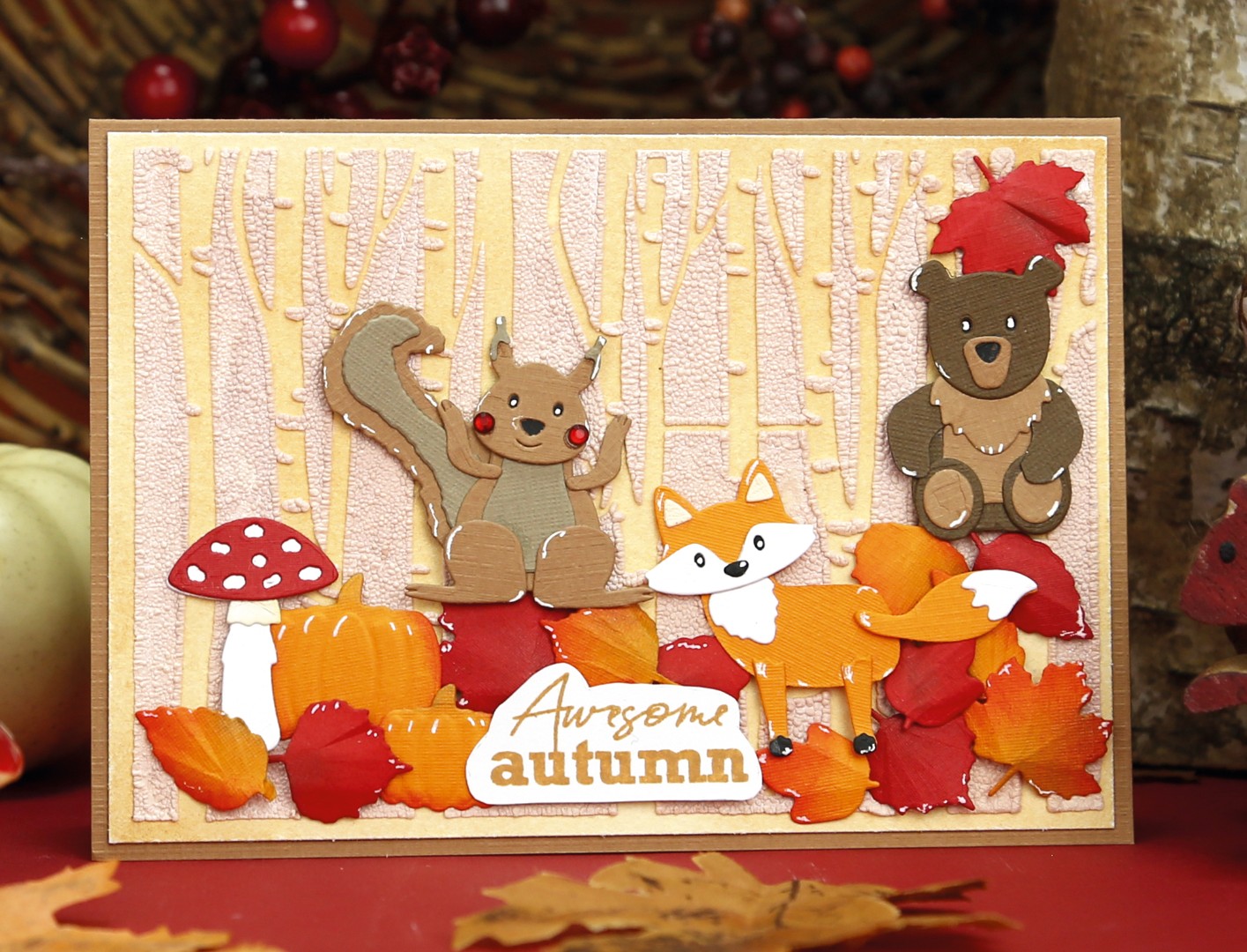 Designed by Anna - Mix and Match Cutting Dies - Scarlett Squirrel