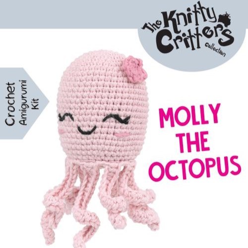 Crochet Kit - Pouch Pals - Molly the Octopus Crochet Kit - Pouch Pals - Molly the Octopus