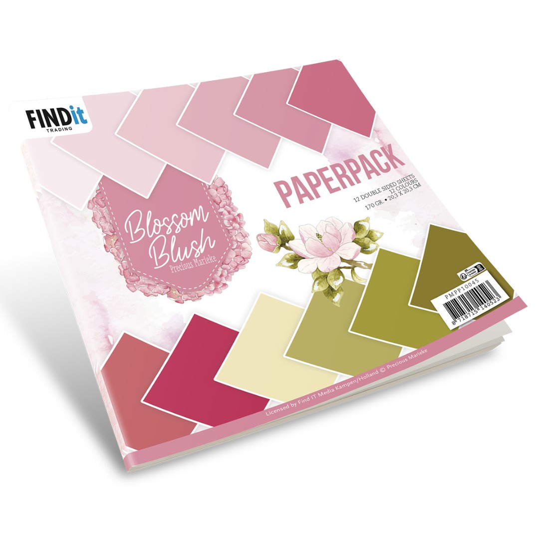 Paperpack - Precious Marieke - Blossom Blush - Solid Colours Paperpack - Precious Marieke - Blossom Blush - Solid Colours