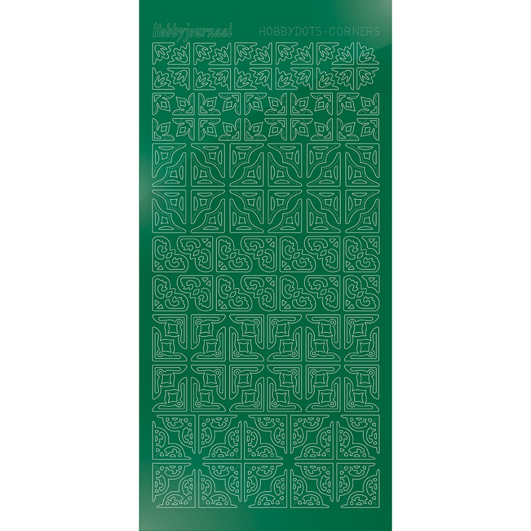 Hobbydots Corners - Mirror Green Hobbydots Corners - Mirror Green