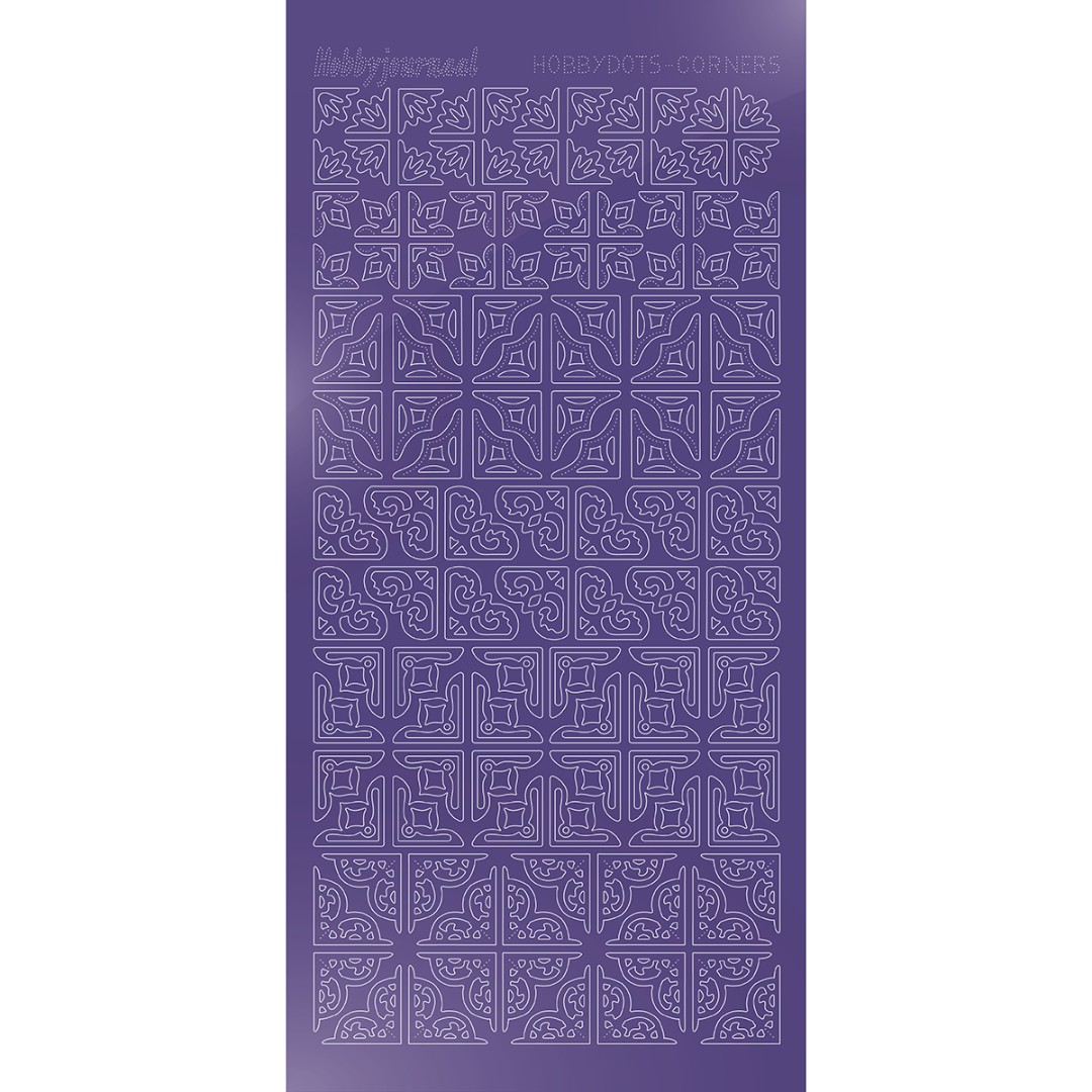 Hobbydots Corners - Mirror Purple Hobbydots Corners - Mirror Purple