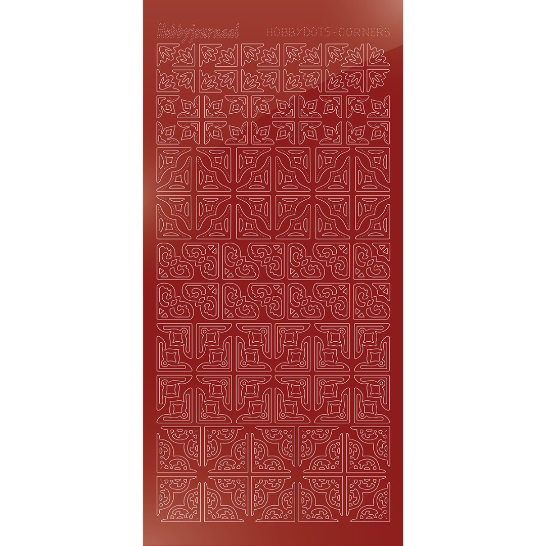 Hobbydots Corners - Mirror Red Hobbydots Corners - Mirror Red