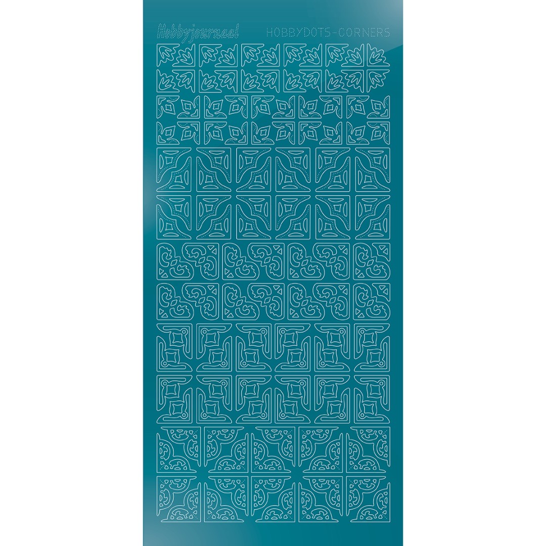 Hobbydots Corners - Mirror Turquoise Hobbydots Corners - Mirror Turquoise