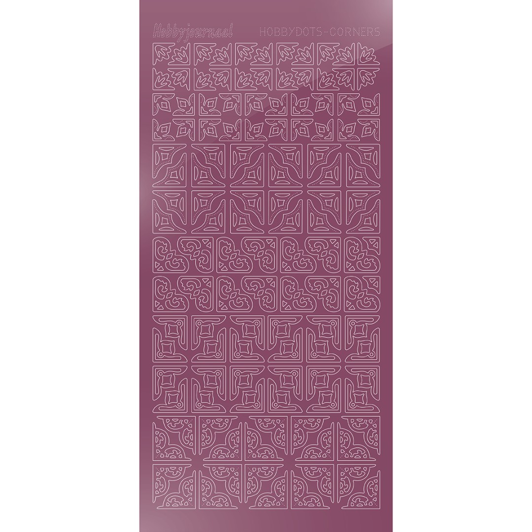 Hobbydots Corners - Mirror Violet Hobbydots Corners - Mirror Violet