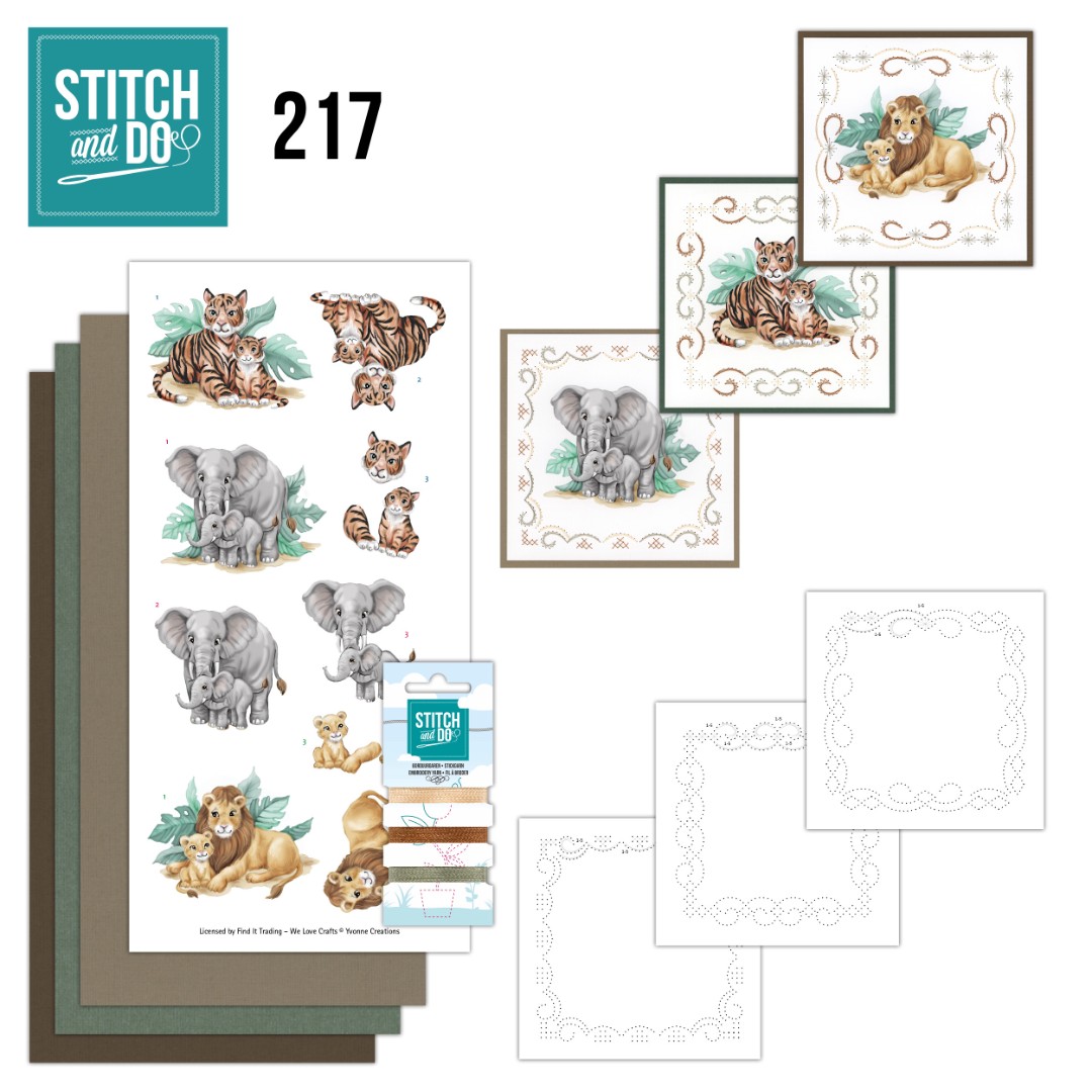 Stitch and Do 217 - Yvonne Creations - Young and Wild Stitch and Do 217 - Yvonne Creations - Young and Wild