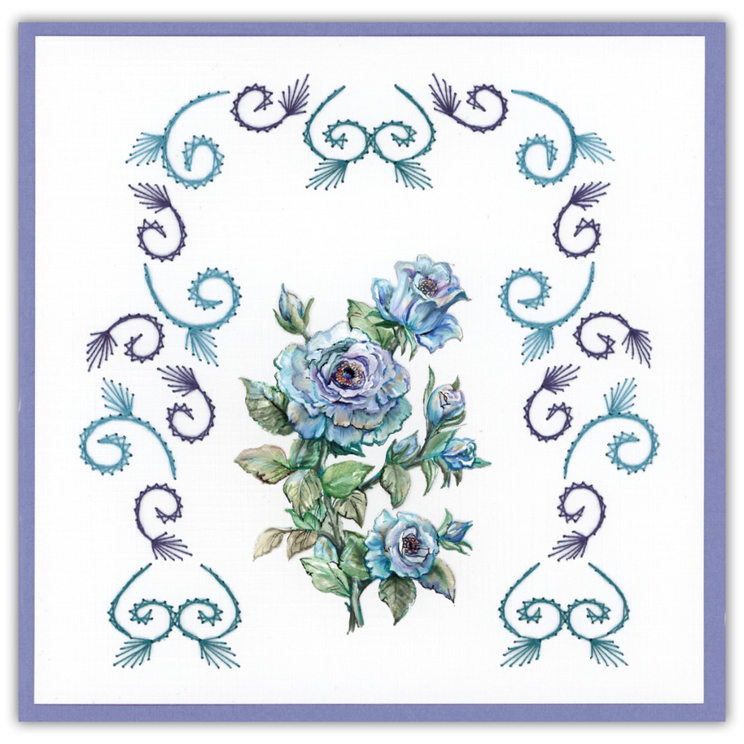 Stitch and Do 218 - Yvonne Creations - Blooming Blue