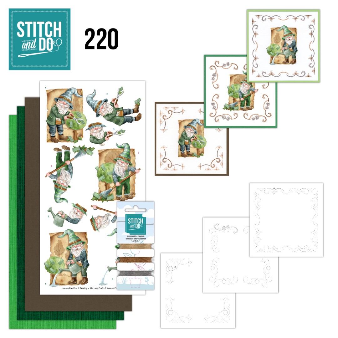Stitch and Do 220 - Garden Gnomes Stitch and Do 220 - Garden Gnomes