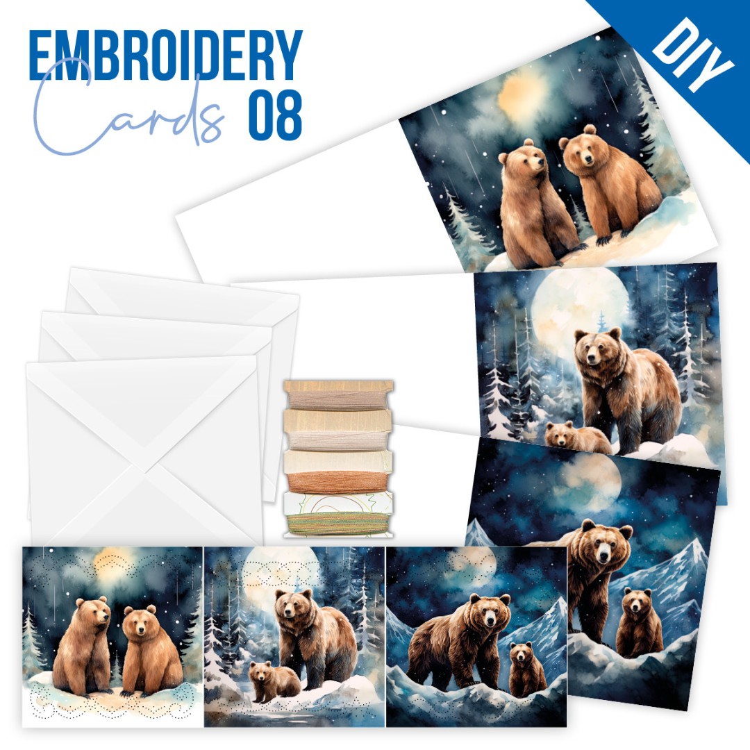 Stitch and Do Cards 8 - Berries Beauties - Grizzly Stitch and Do Cards 8 - Berries Beauties - Grizzly