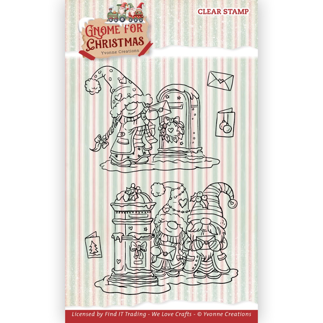 Clear Stamps - Yvonne Creations - Gnome for Christmas Clear Stamps - Yvonne Creations - Gnome for Christmas