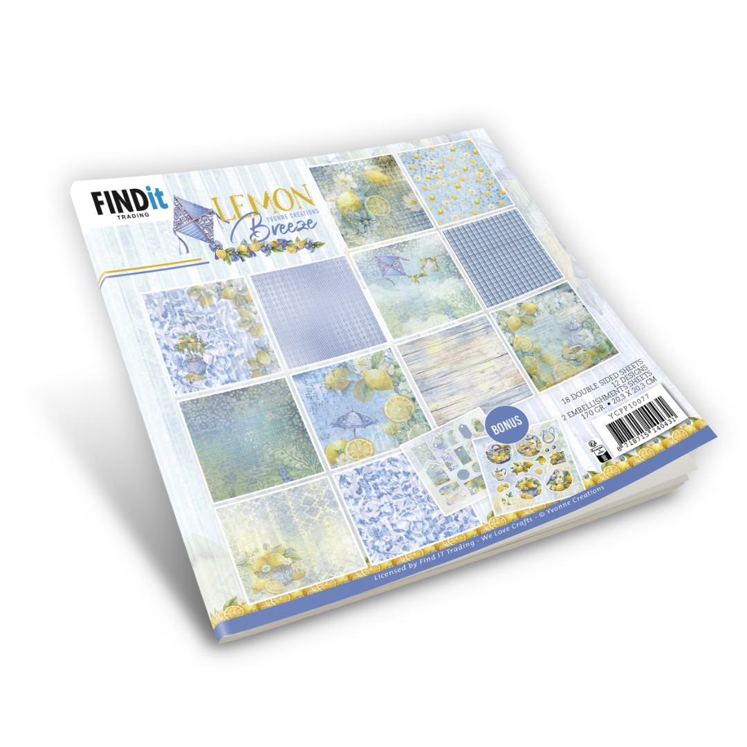 Paperpack - Yvonne Creations - Lemon Breeze - Design Paperpack - Yvonne Creations - Lemon Breeze - Design