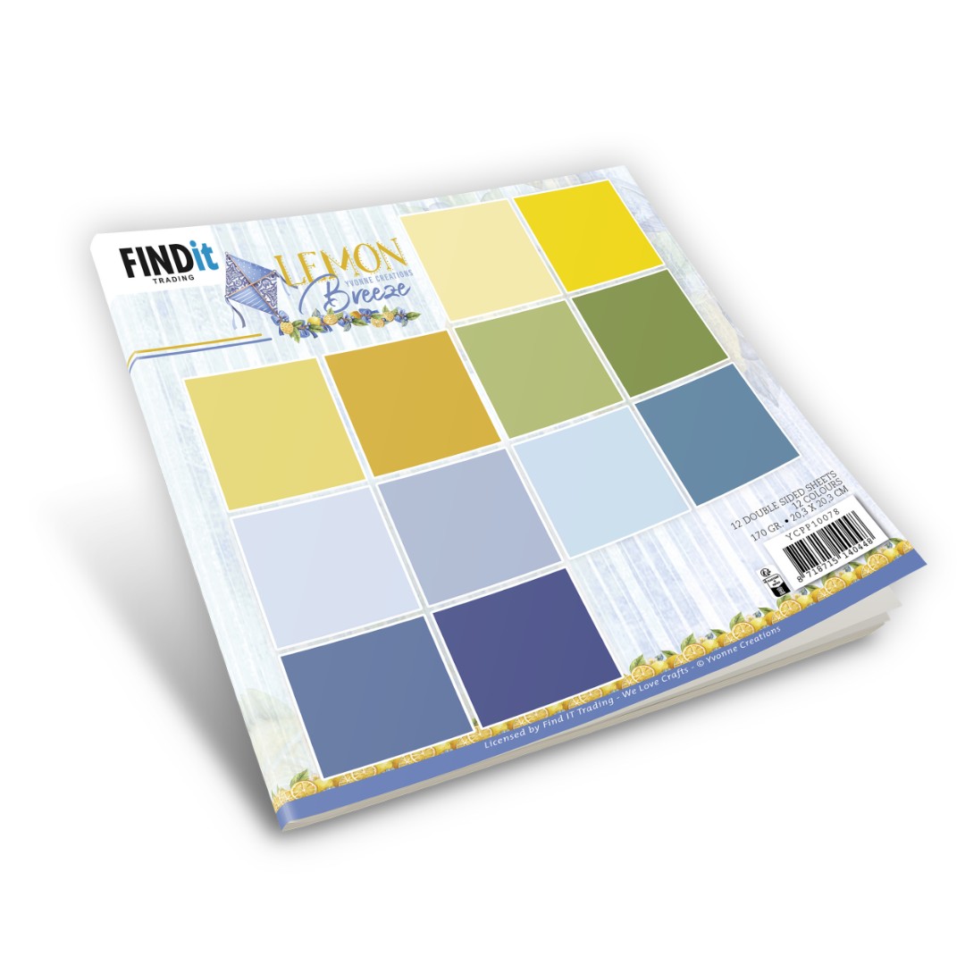 Paperpack - Yvonne Creations - Lemon Breeze - Solid Colours Paperpack - Yvonne Creations - Lemon Breeze - Solid Colours