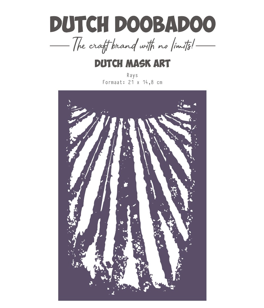 Dutch Mask Art - DDBD - A5 Rays Dutch Mask Art - DDBD - A5 Rays