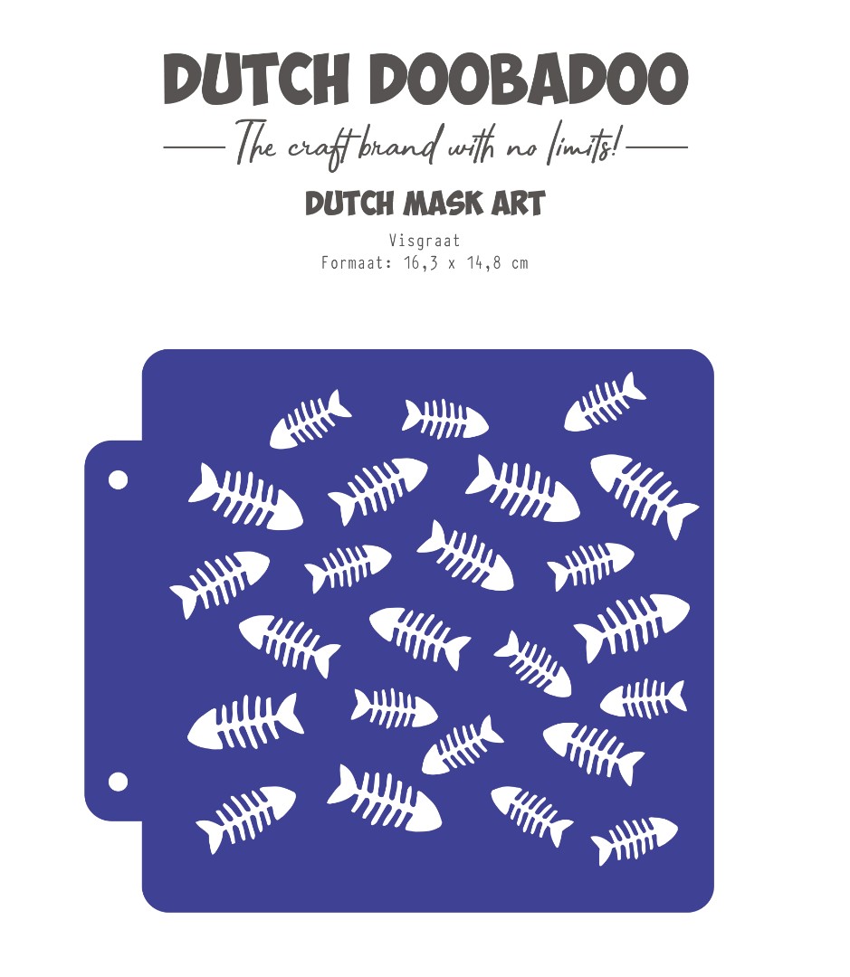 Dutch Mask - DDBD - Visgraat 163x148 mm Dutch Mask - DDBD - Visgraat 163x148 mm