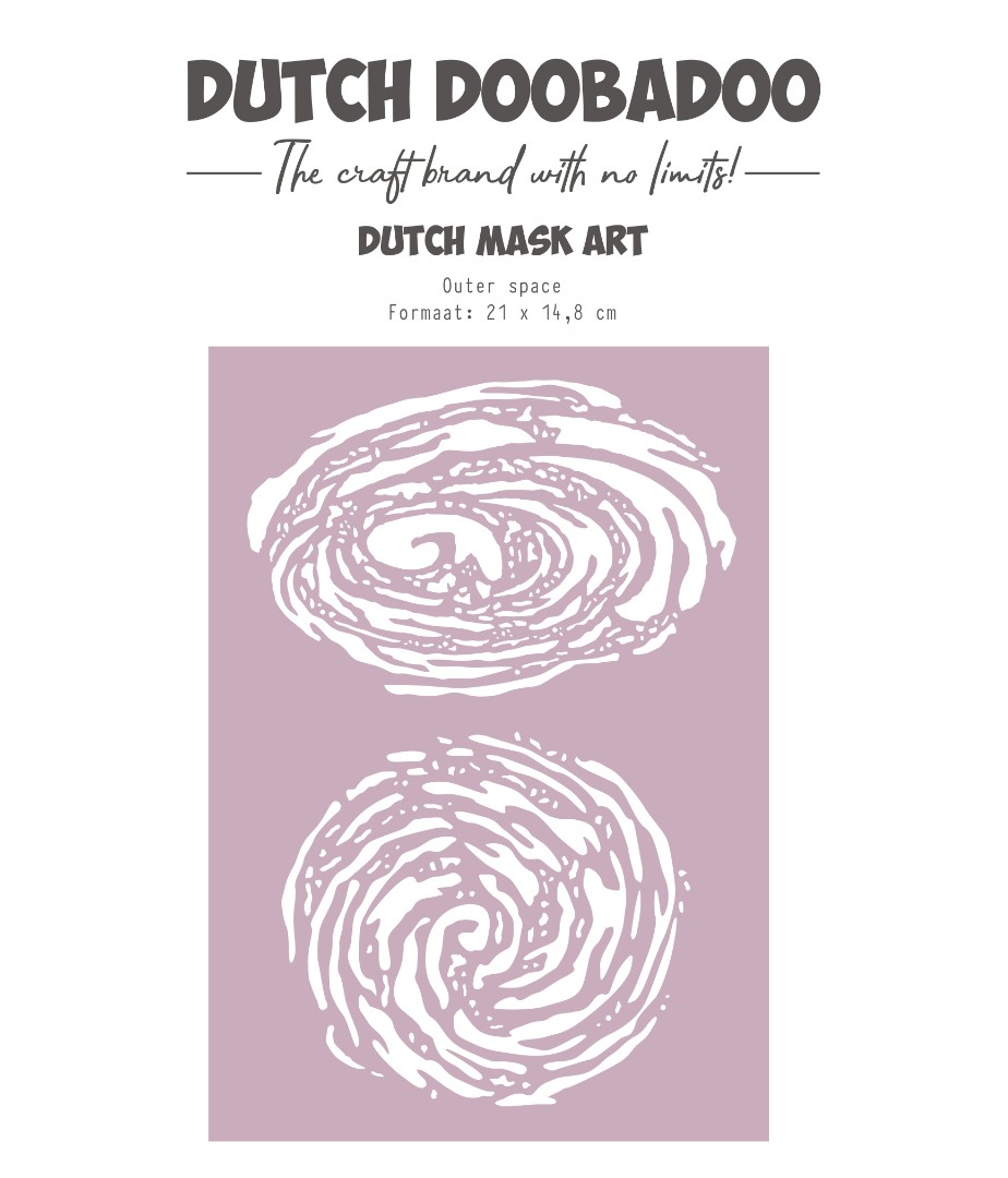 Dutch Mask art - DDBD - Outer space A5 Dutch Mask art - DDBD - Outer space A5