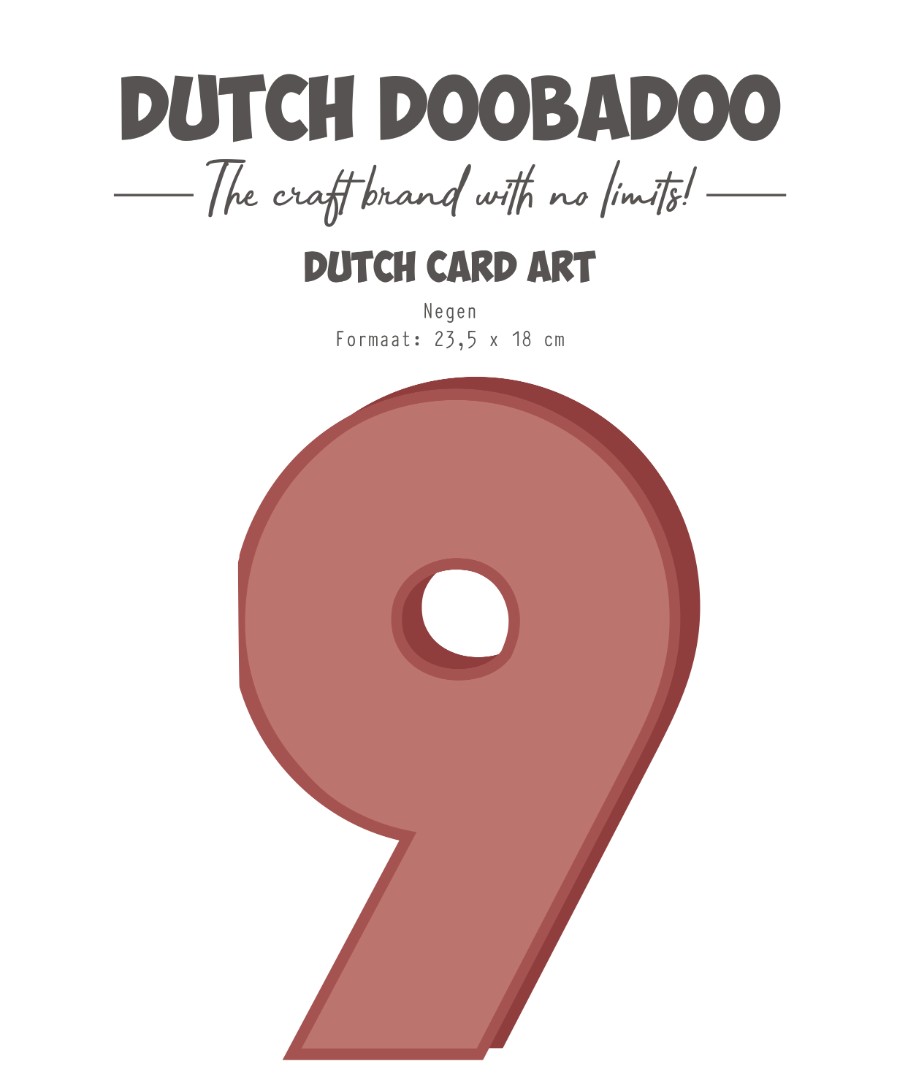 Card Art - DDBD - Negen - A4 Card Art - DDBD - Negen - A4
