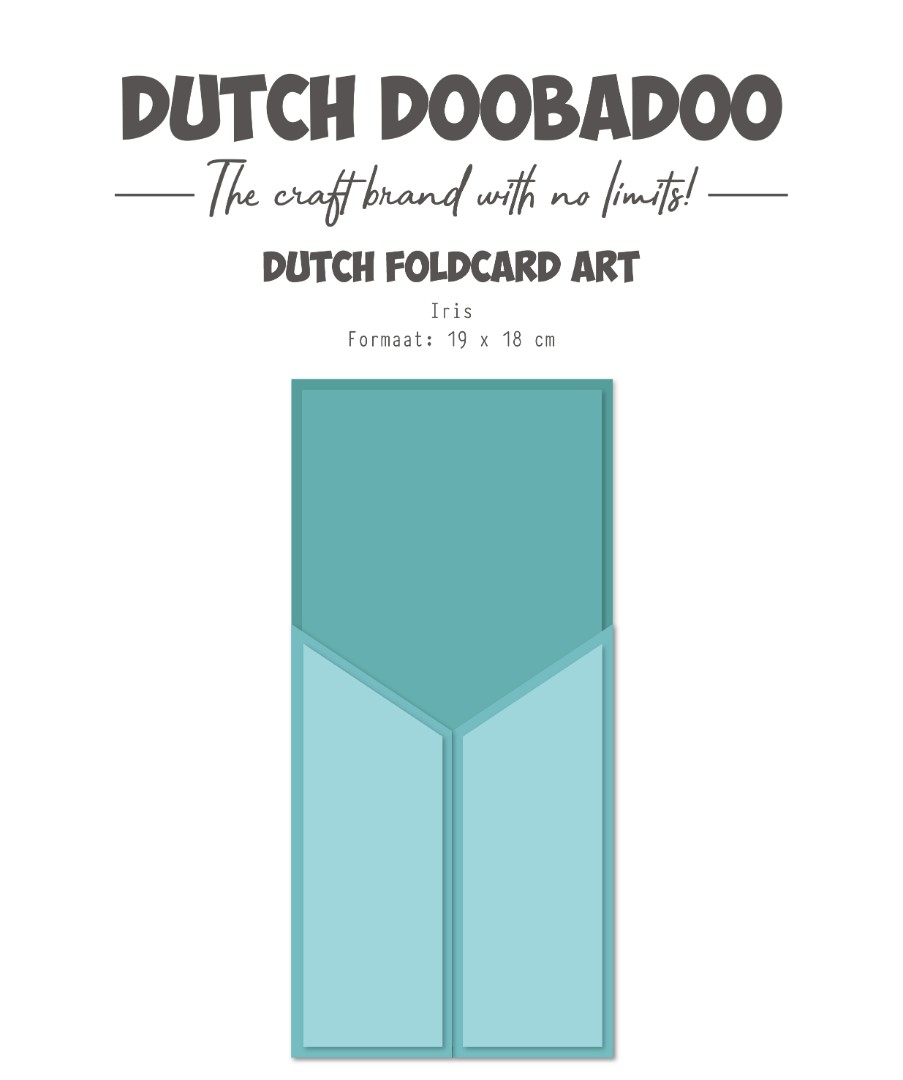 Fold Card Art - DDBD - Iris - A4