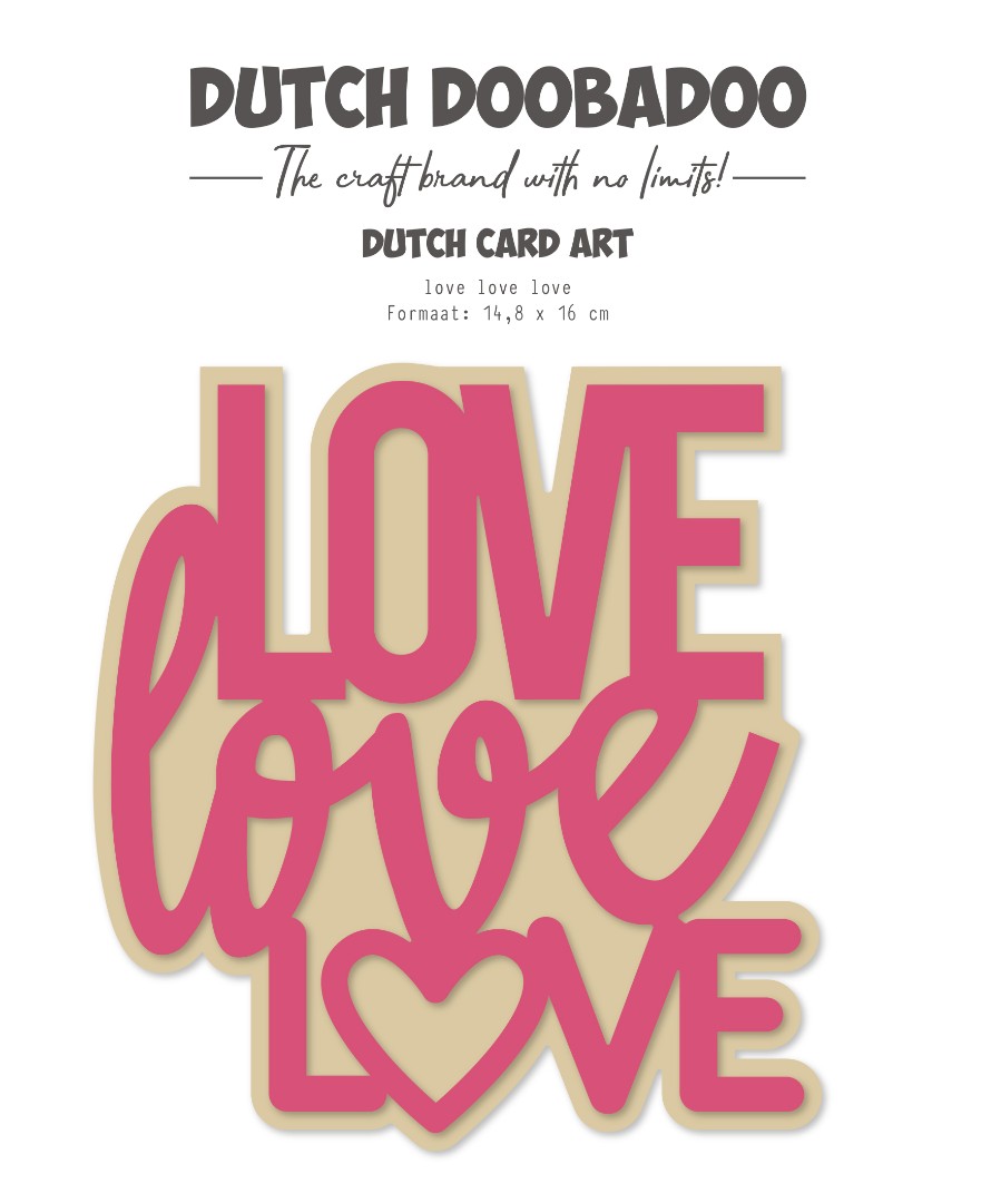 Card Art - DDBD - Love love love - A5 Card Art - DDBD - Love love love - A5