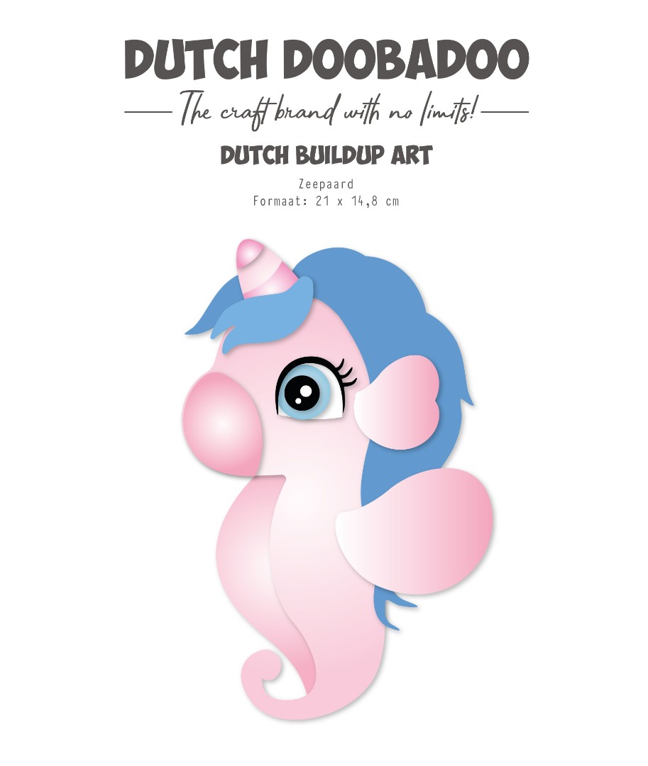Build up Art - DDBD - Sea horse A5 Build up Art - DDBD - Sea horse A5